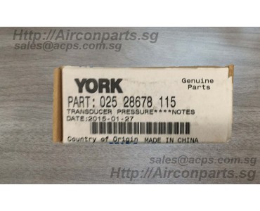 YORK 025 28678 115 PRESSURE TRANSDUCER